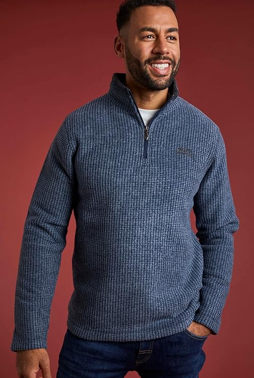 Weird Fish Newark Men's Grid Fleece