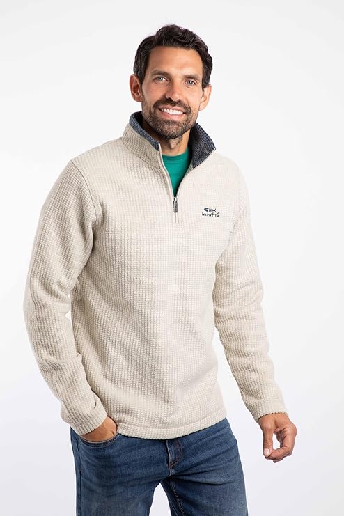 Weird Fish Newark Men's Grid Fleece