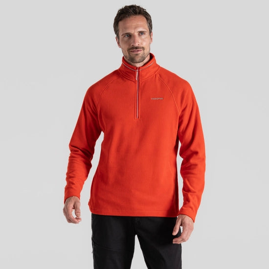 XL Craghoppers Corey VI Half Zip Fleece - Red Rock- Special Offer - Now Only £16.95! RRP £25