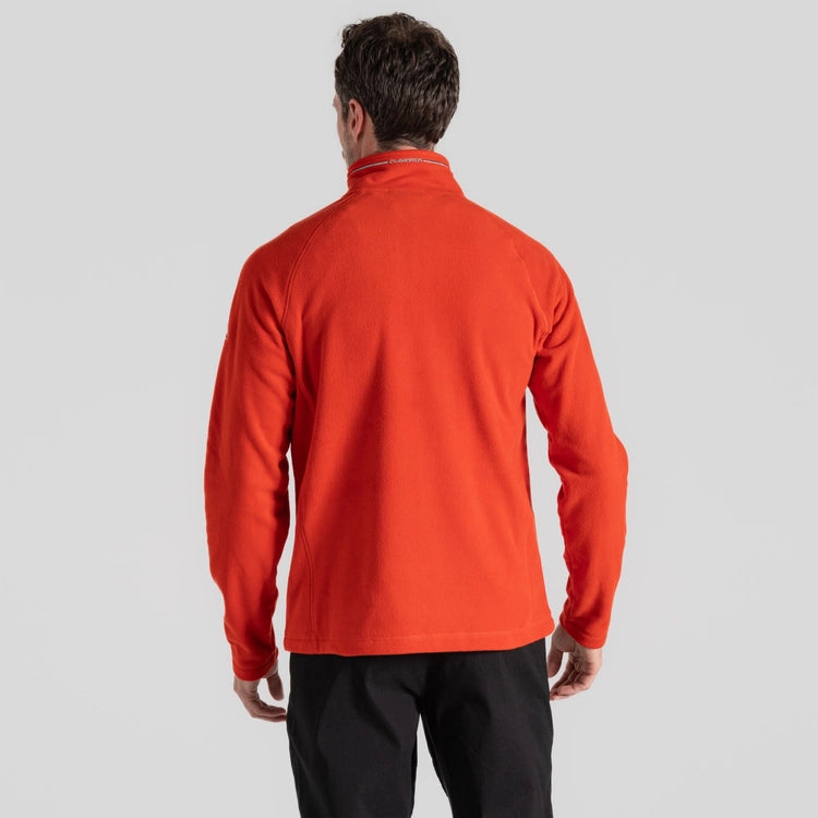 XL Craghoppers Corey VI Half Zip Fleece - Red Rock- Special Offer - Now Only £16.95! RRP £25