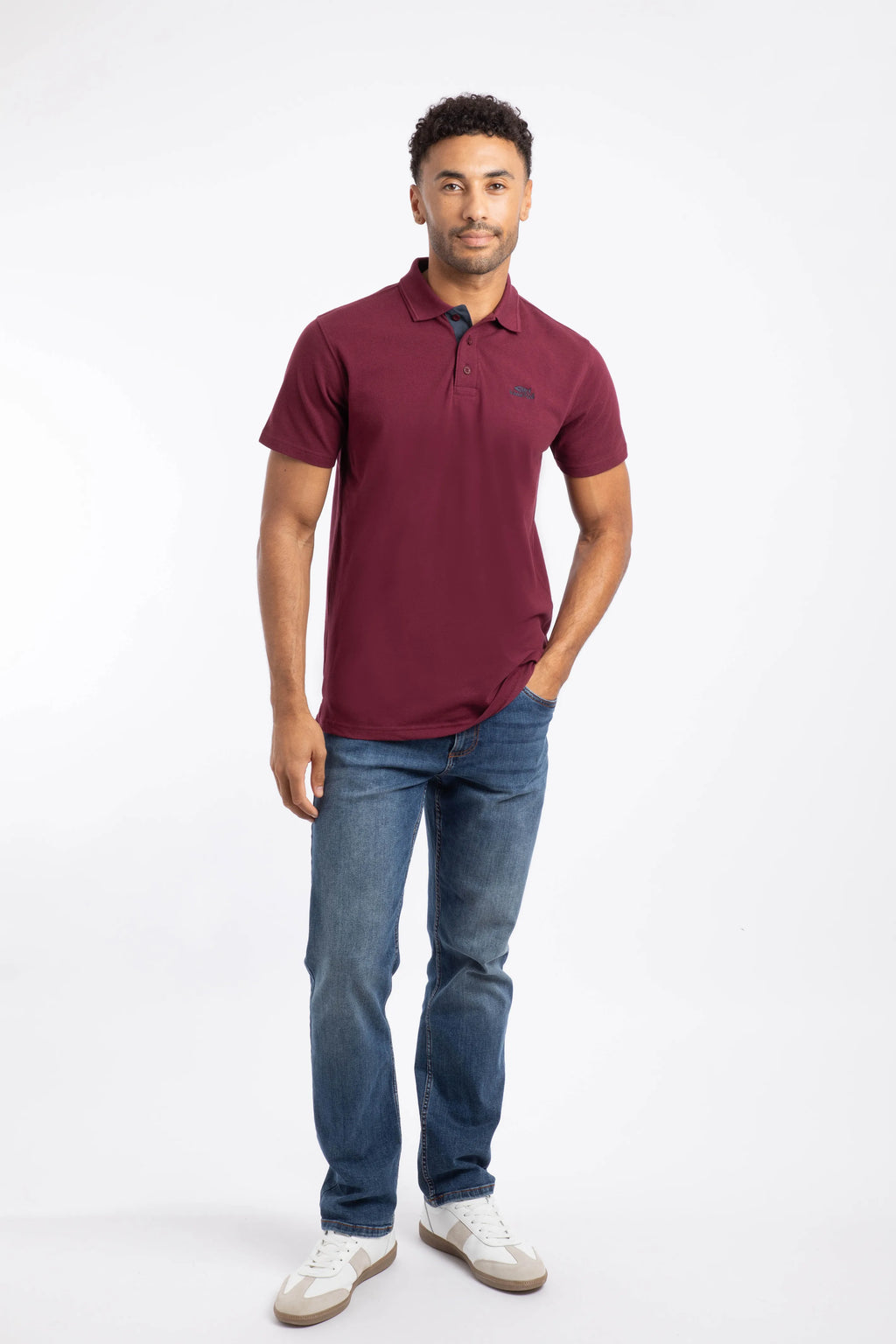 Weird Fish Men's Miles Organic Cotton Pique Polo Shirt-All Year Wardrobe Staple