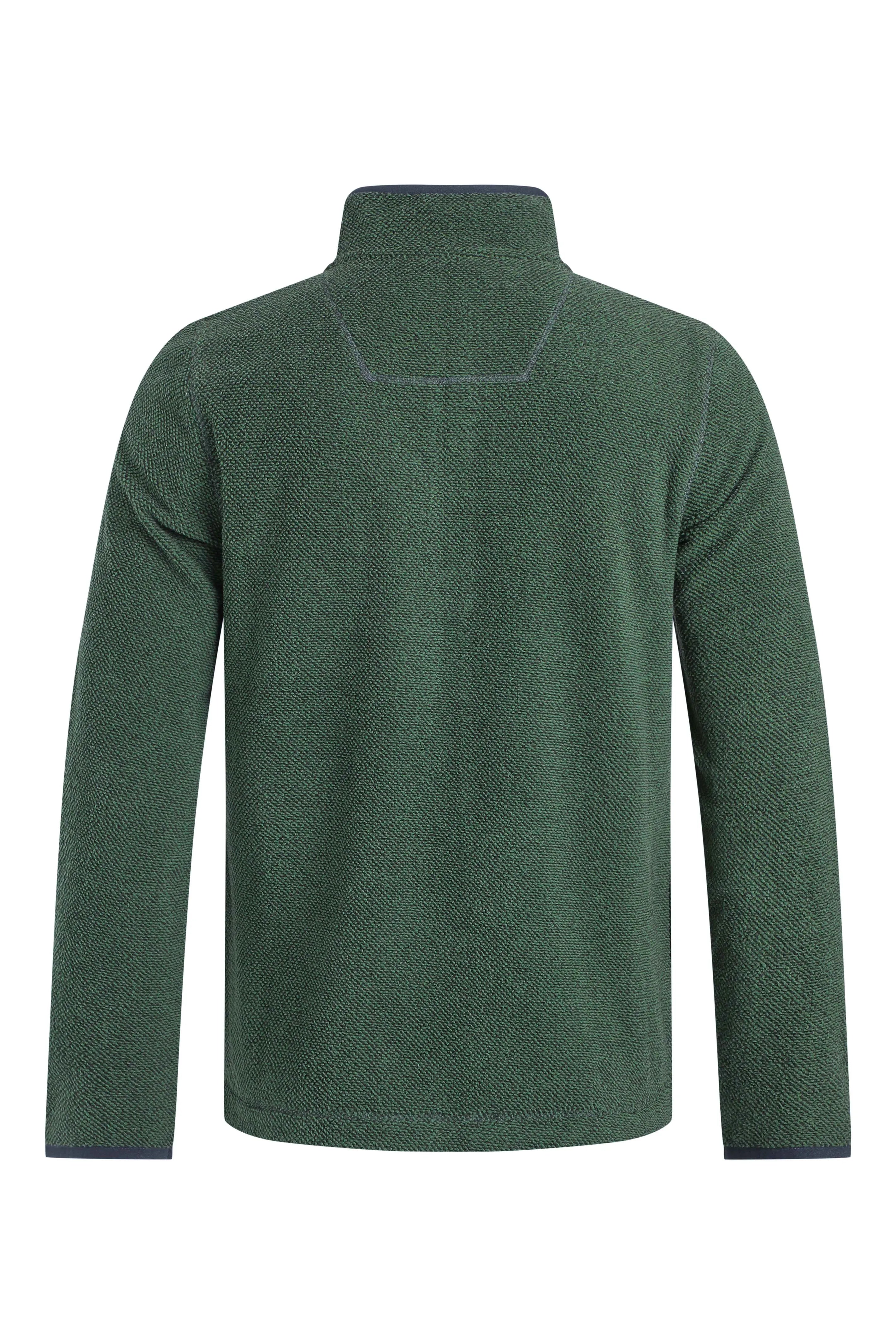 Weird Fish Erril 1/4 Zip Textured Fleece Jumper