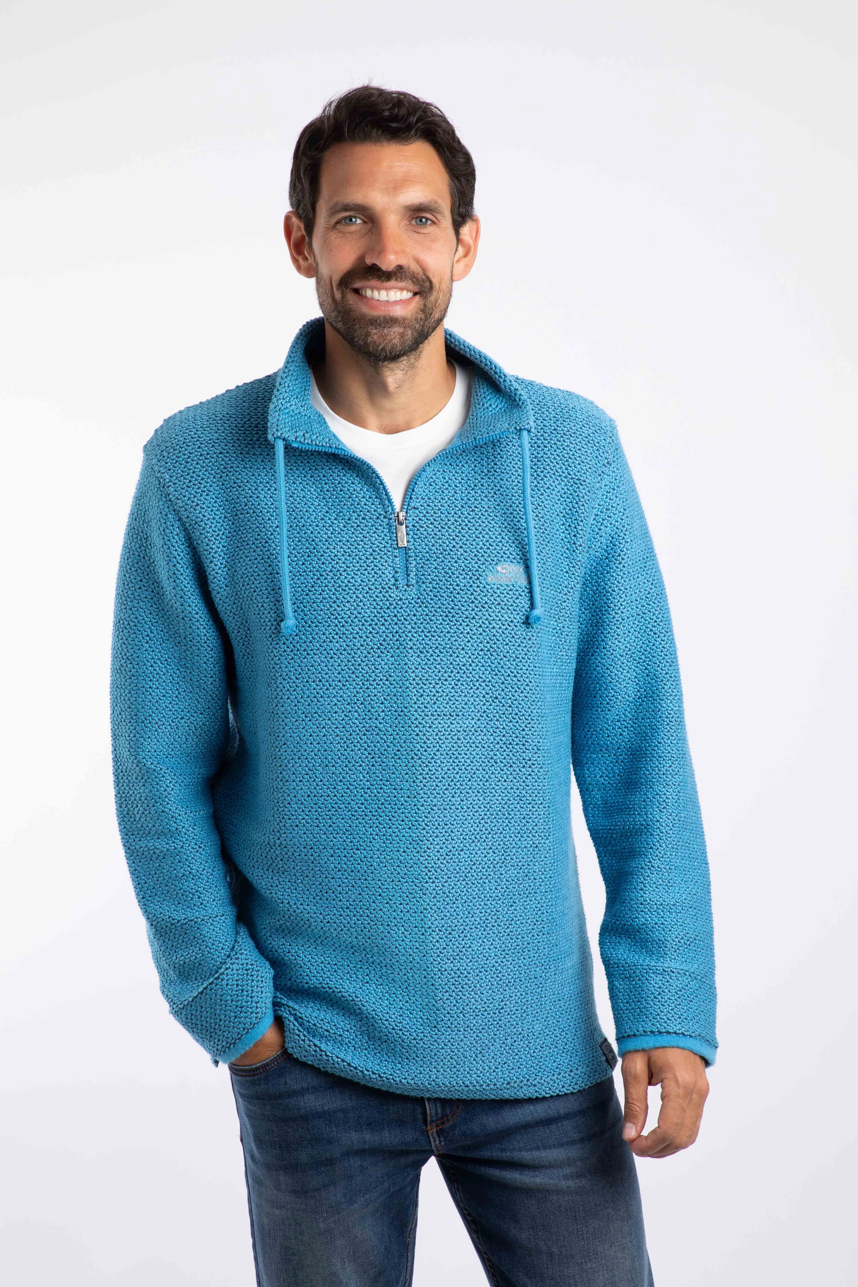 Weird Fish Men's Cruiser Macaroni Knit Sweatshirt - The Original & Best!