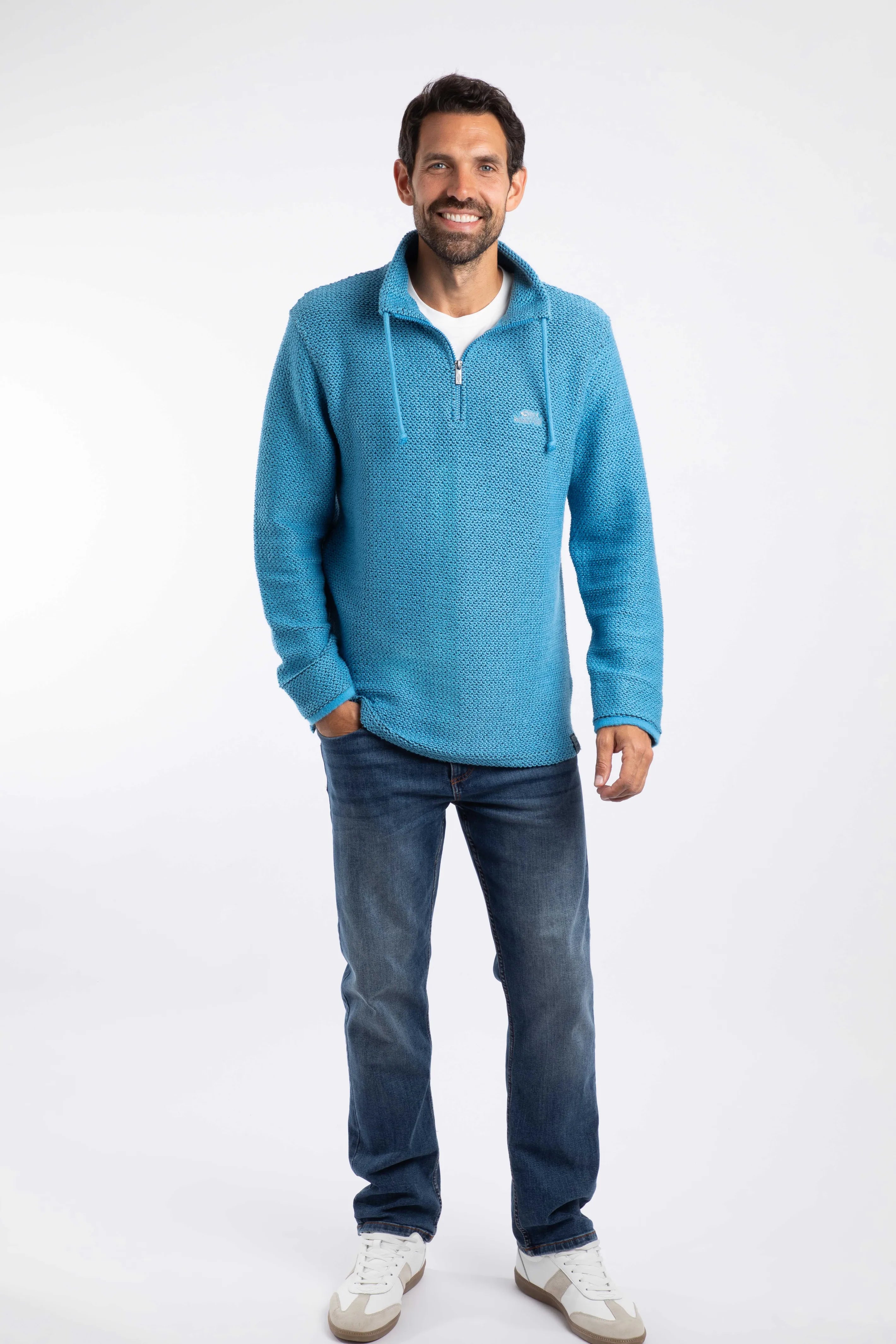 Weird Fish Men's Cruiser Macaroni Knit Sweatshirt - The Original & Best!