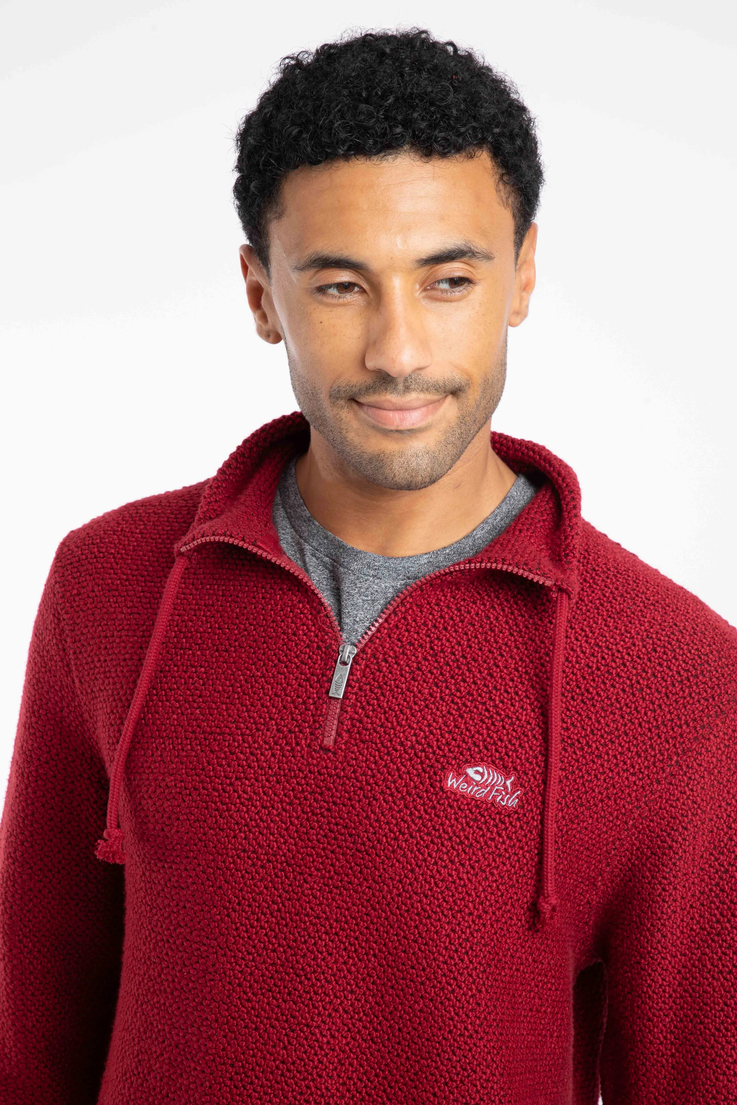 Weird Fish Men's Cruiser Macaroni Knit Sweatshirt - The Original & Best!