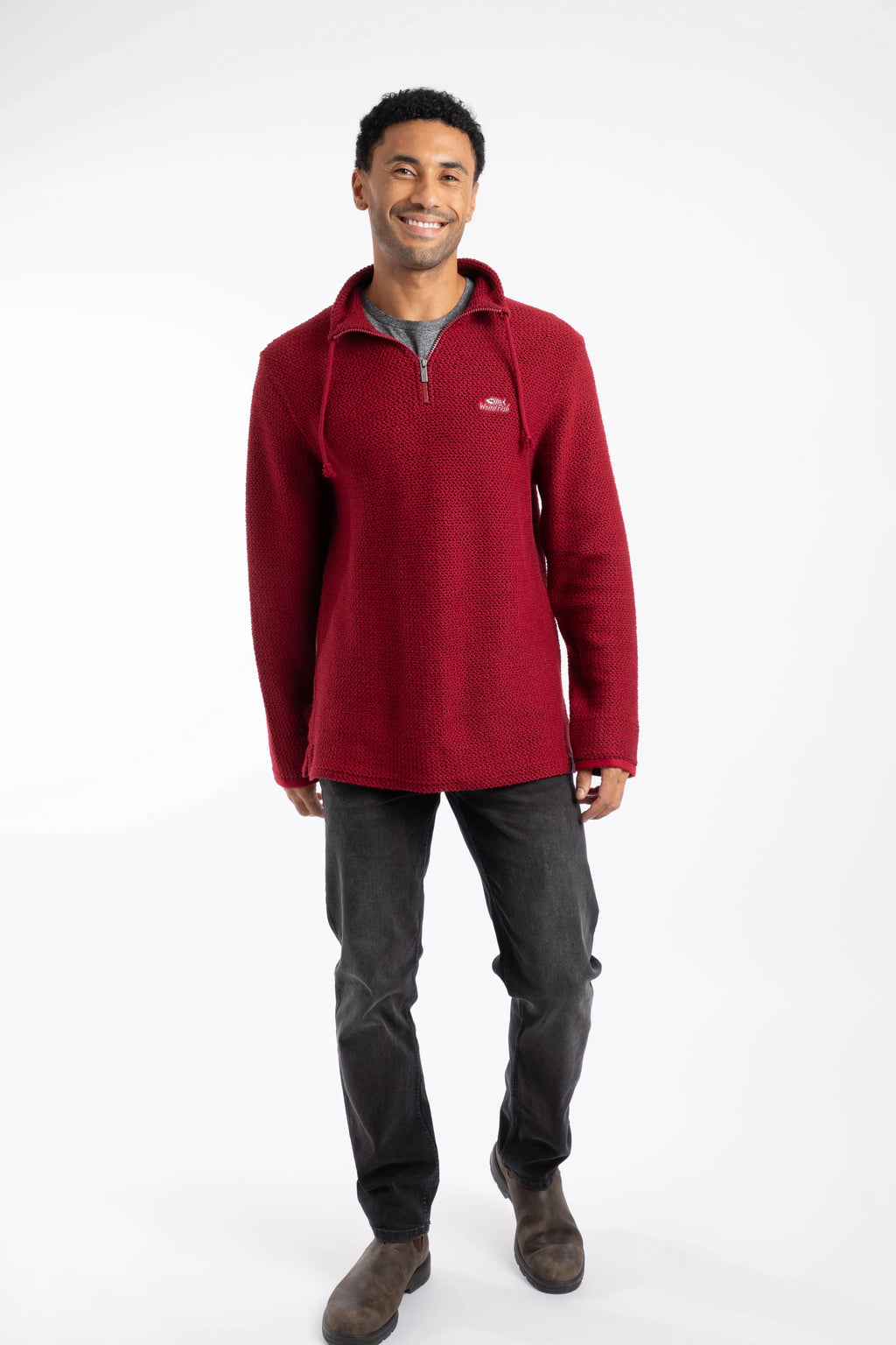 Weird Fish Men's Cruiser Macaroni Knit Sweatshirt - The Original & Best!