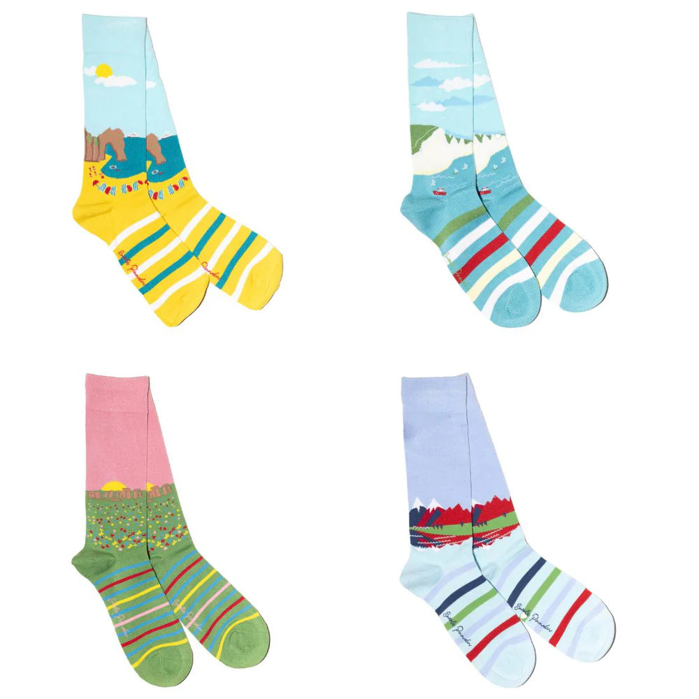 LANDMARK SOCK COLLECTION FROM SWOLE - 4 PAIRS