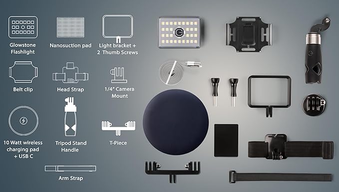 Glowstone LED Flashlight - Amazingly Powerful, Rechargeable Torch & Lamp