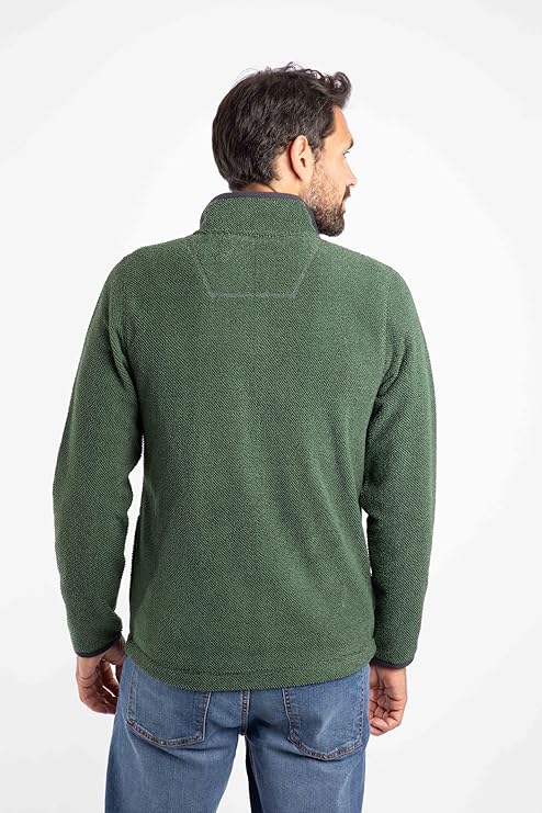 Weird Fish Merril Full Zip Textured Fleece Jumper