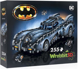 Wrebbit 3D Puzzle Jigsaw DC's ICONIC BATMAN BATMOBILE - 255 pieces - Xmas Gift
