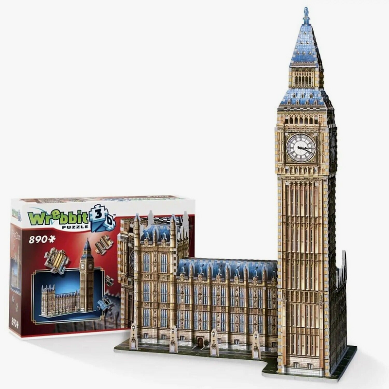 Wrebbit 3D Puzzle Big Ben and Houses of Parliament Jigsaw Puzzle -890 pieces