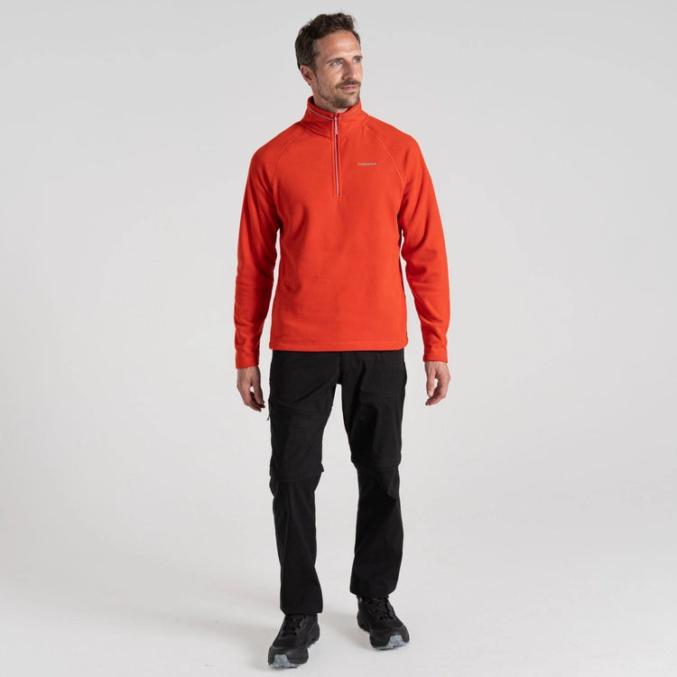 XL Craghoppers Corey VI Half Zip Fleece - Red Rock- Special Offer - Now Only £16.95! RRP £25