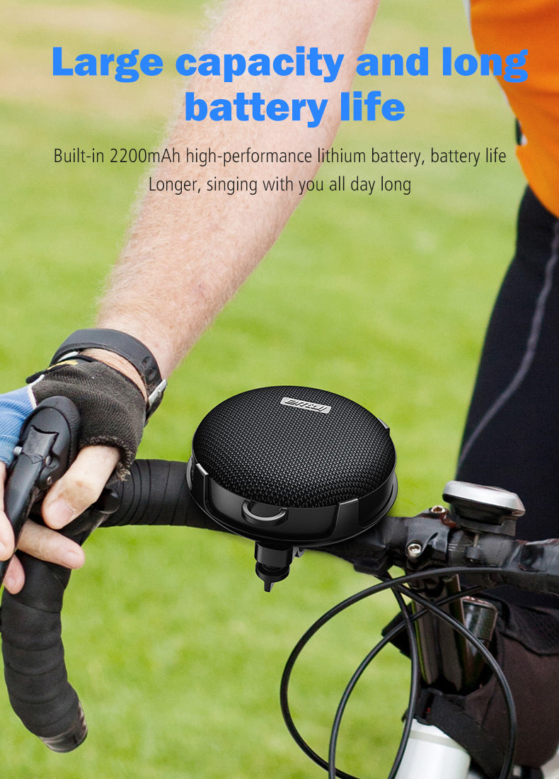 Bike Speaker - detachable Waterproof Bluetooth Digital Display Stereo Speaker