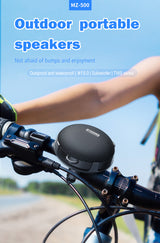 Bike Speaker - detachable Waterproof Bluetooth Mobile Stereo Speaker -