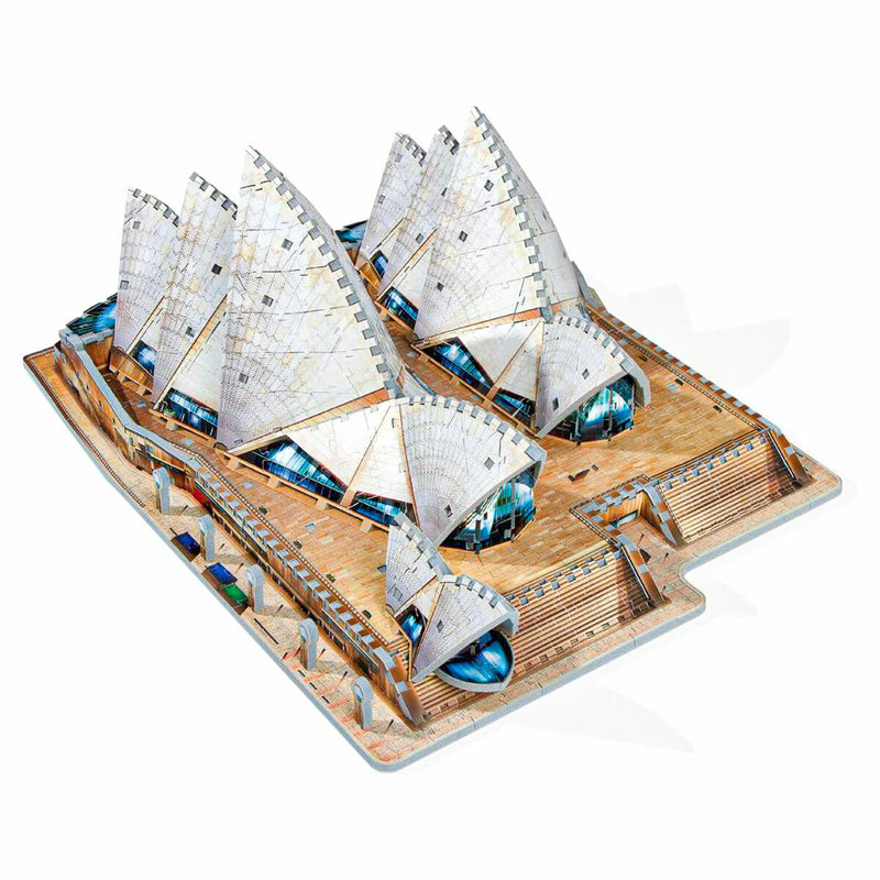 Wrebbit 3D Puzzel Jigsaw - Sydney Opera House - Great details and an Icon .925pc
