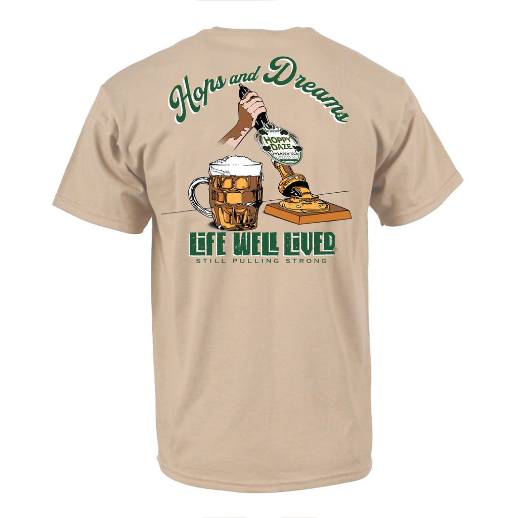 Life Well Lived Hops & Dreams Graphic T-Shirt