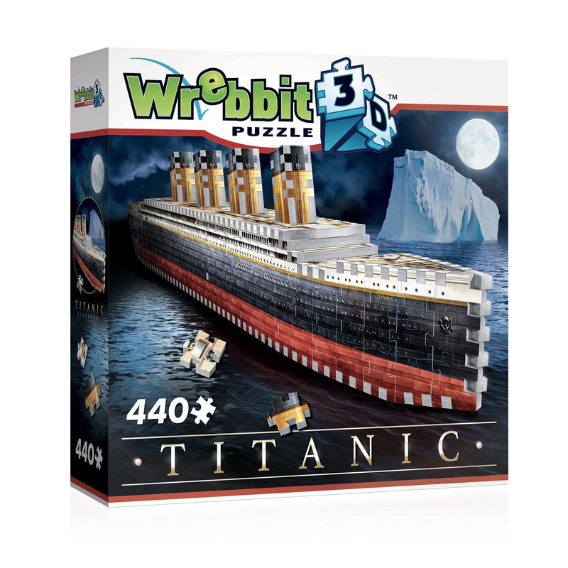 Wrebbit3D Titanic 440pc 3D Jigsaw Puzzle Interactive Picture Instruction Age 14+