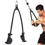 Triceps Rope Pull Down Attachment for Cable Machine | Home Gym Fitness Equipment