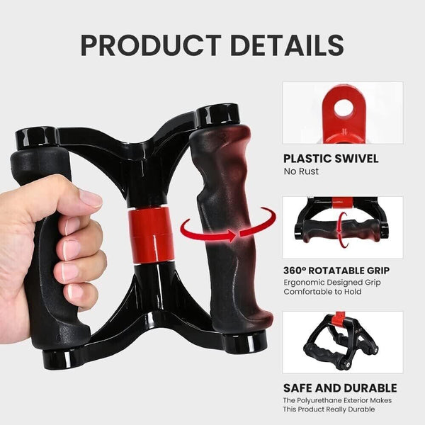 Double Lat Pull down Cable Attachment SetTriceps Exercise Handles & Carabiner
