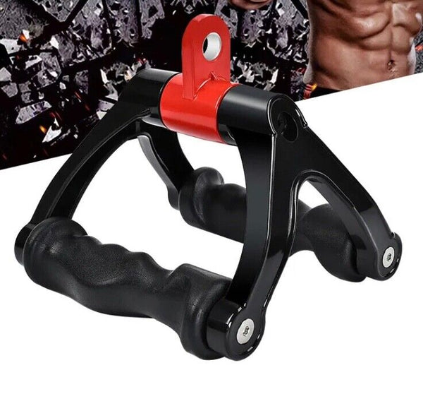 Double Lat Pull down Cable Attachment SetTriceps Exercise Handles & Carabiner