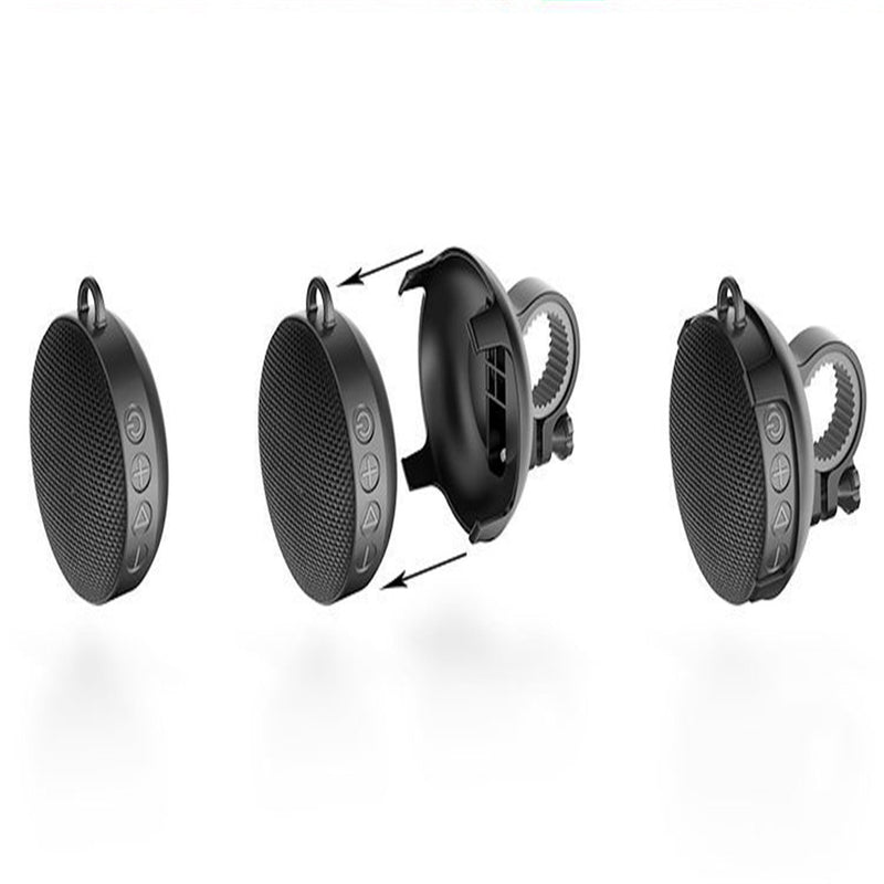 Bike Speaker - detachable Waterproof Bluetooth Mobile Stereo Speaker -