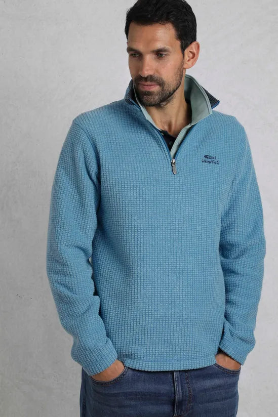 Weird Fish Newark Men's Grid Fleece