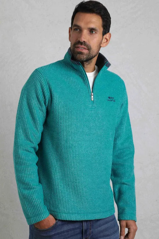 Weird Fish Newark Men's Grid Fleece