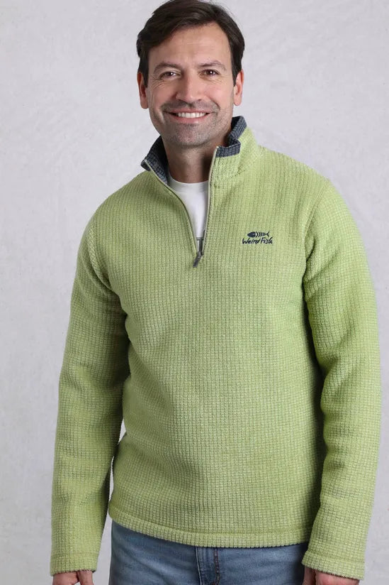 Weird Fish Newark Men's Grid Fleece