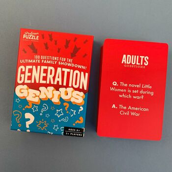 Generation Genius Family Trivia Card Game