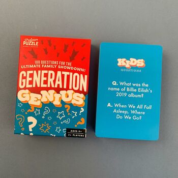 Generation Genius Family Trivia Card Game