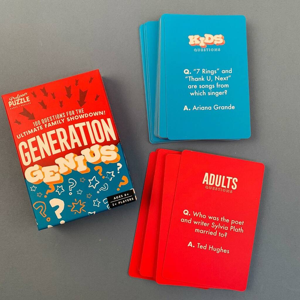 Generation Genius Family Trivia Card Game