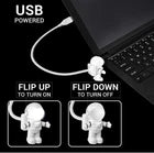 LED Astronaut Reading Light / Night Light Computer PC Laptop Novelty Spaceman