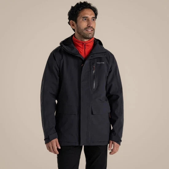 Craghoppers Lorton Waterproof Jacket - Wind Resistant & Breathable Raincoat