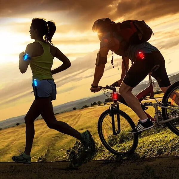 LED Clip On Lights - Waterproof Flashing Lights for Running, Cycling, Pets