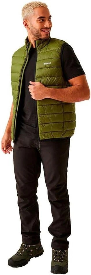 Regatta Mens Marizion Baffled Gilet in Nephite Green