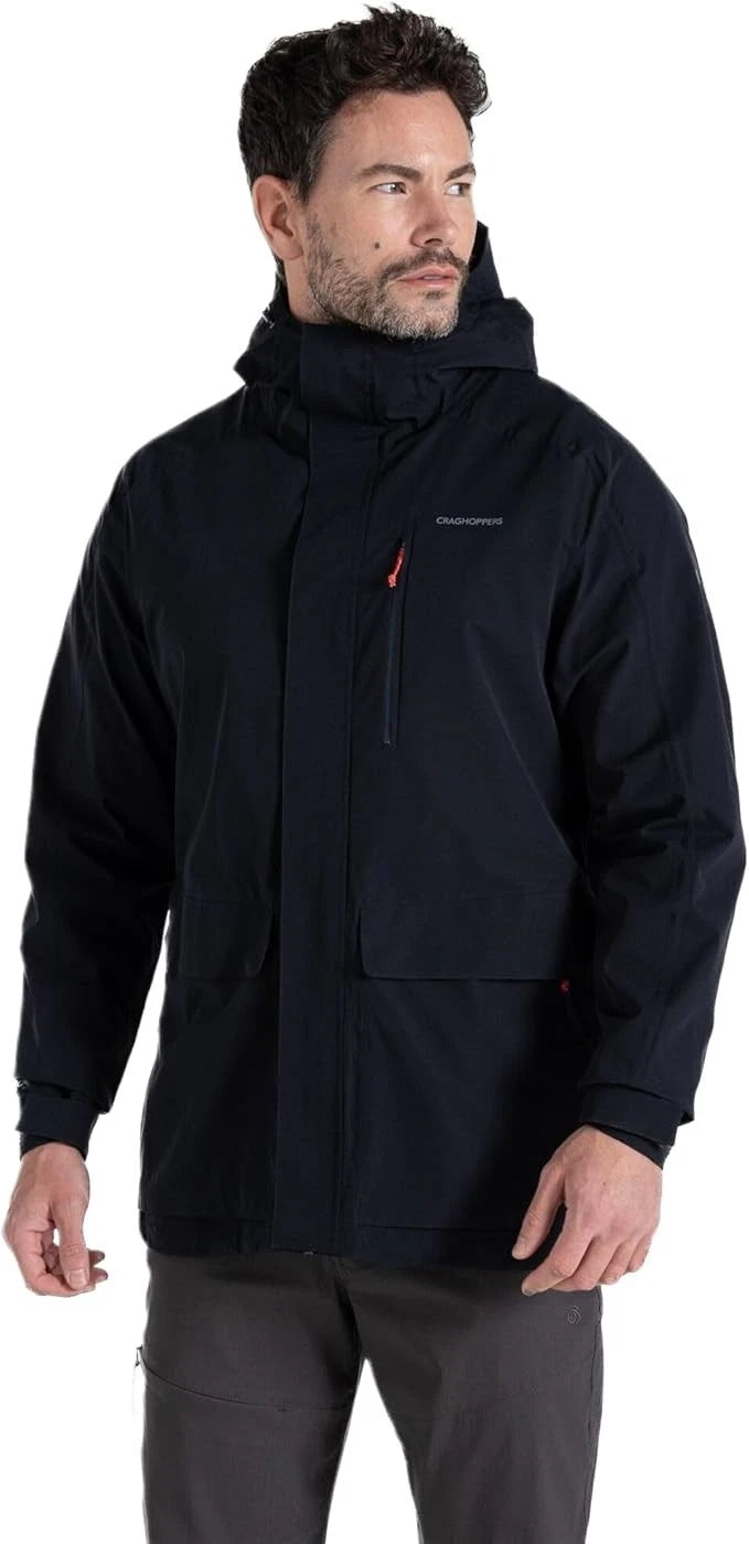 Craghoppers Lorton Waterproof Jacket - Wind Resistant & Breathable Raincoat