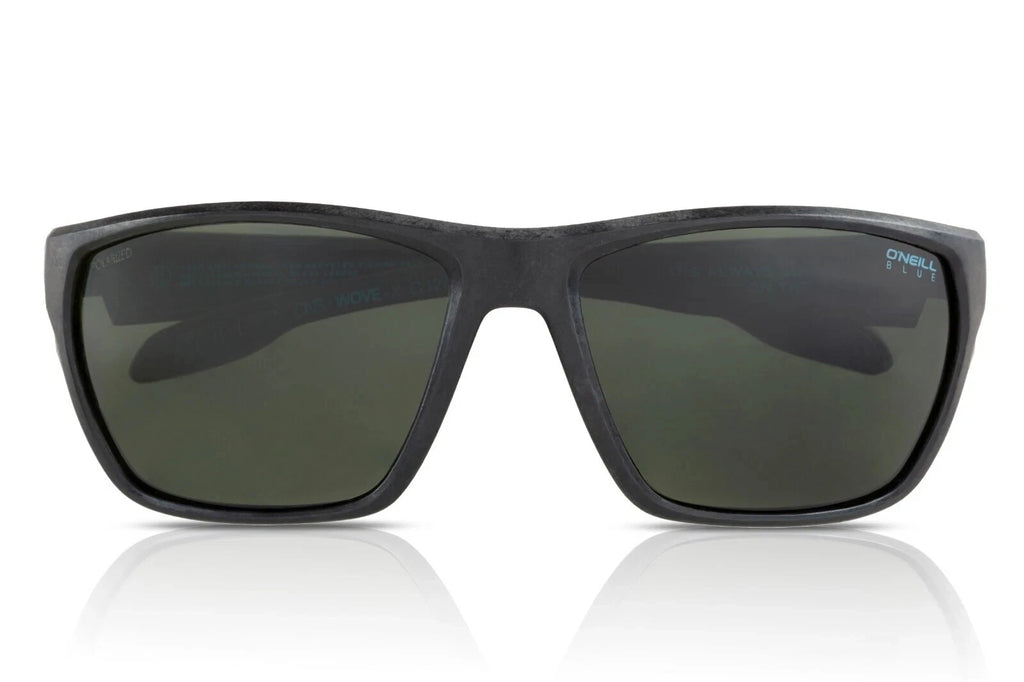O'Neill ONS Wove Men's Sunglasses - Matte Black/Solid Green Lens