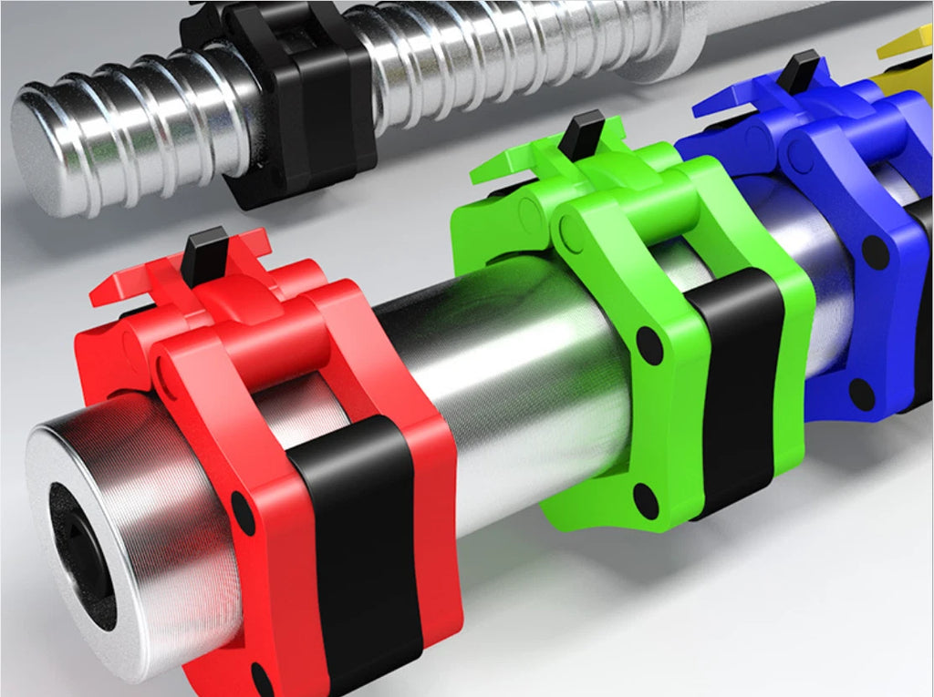 Gifts4Guys x Invictus Gym 2" Olympic Bar Collars PAIR -  Barbell Dumb Bell Clamps Clamp for Bar Weightlifting