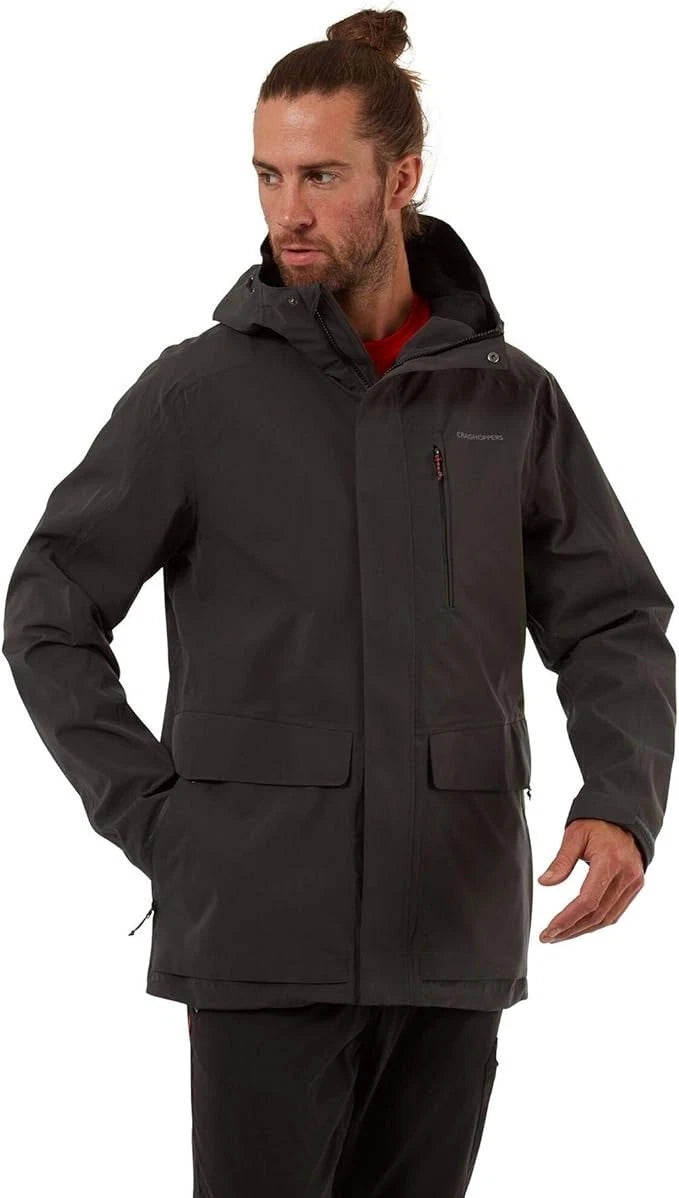 Craghoppers Lorton Waterproof Jacket - Wind Resistant & Breathable Raincoat