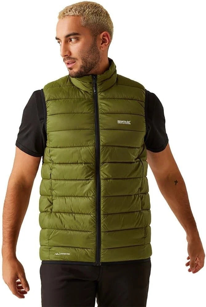 Regatta Mens Marizion Baffled Gilet in Nephite Green