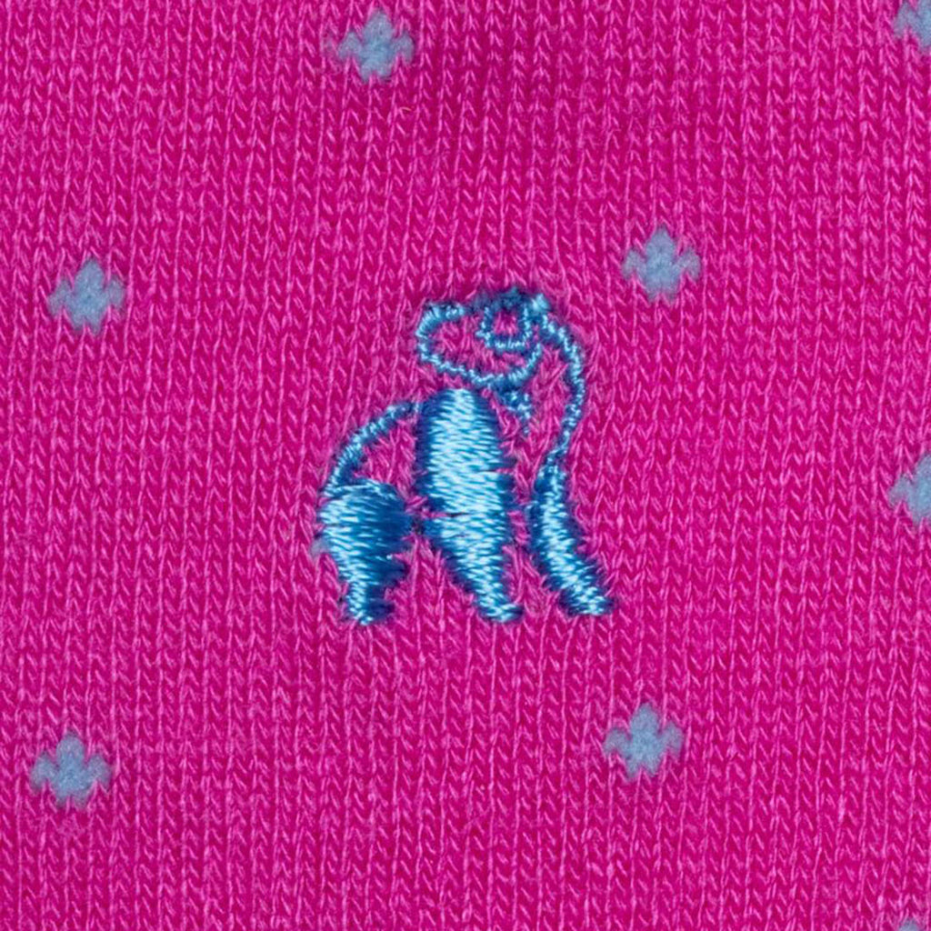 SPOTTED BLUE / PINK SOCKS FROM SWOLE PANDA