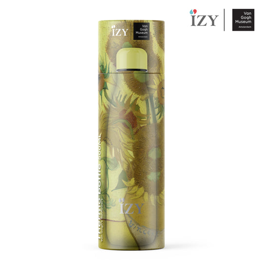 IZY Van Gogh Sunflowers Insulated Bottle 500ML