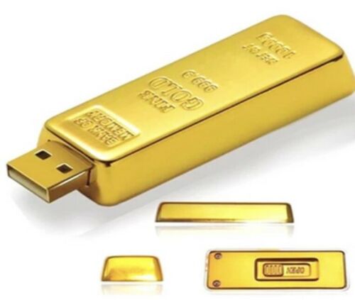 Executive Gold Bar USB Memory Stick in Presentation Box