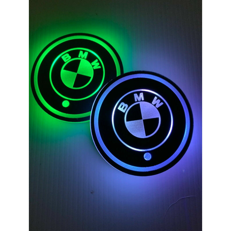 LED Branded Car Cup Holder Coaster Mat Light – GIFTS 4 GUYS