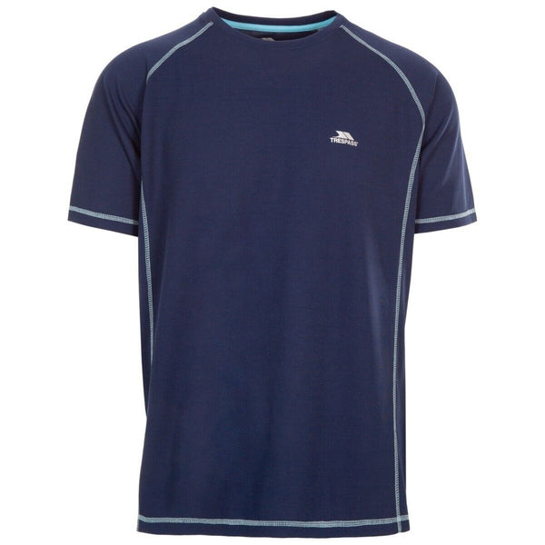 Trespass Mens Albert Quick Dry Active T-Shirt (Navy / Bonnie Blue)